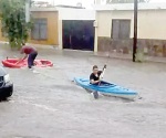 Usan calles ¡para kayak!