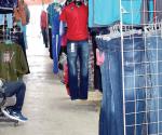 Ausencia de los compradores en el Mercado Guadalupano