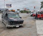 Resultan 5 lesionados en choque en carretera a San Fernando