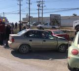 Triple choque deja dos heridos en Reynosa