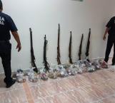 Asegura la Policía Federal seis armas largas y 4,782 cartuchos en San Fernando
