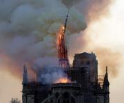 Imágenes del incendio en Notre Dame