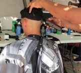 Realizan brigada de barbería en atención a migrantes