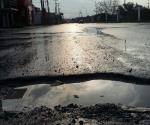 Anegaciones y enormes baches deja tormenta en 70 colonias de Reynosa