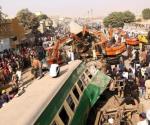 Choque de trenes en Pakistán deja al menos 21 muertos