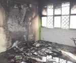 Evacuan escuela primaria por un incendio en aula