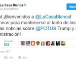 Reactivan página web en español de la Casa Blanca