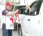 Continúa colecta Cruz Roja