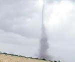 Tornado toca tierra en brecha 109, Río Bravo
