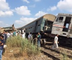 Choque de trenes deja 21 muertos en Egipto