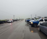 Inhibe la lluvia nuevo bloqueo de carretera en San Fernando