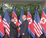 Se reúnen Trump y Kim en Singapur