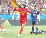 Con gol agónico,  Bélgica avanza