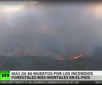 Grecia: Aumenta a 80 las víctimas de los incendios forestales