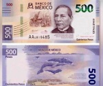 Ponen a Benito Juárez en nuevo billete de $500
