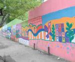 Incentivan a escolapios con creación de colorido mural