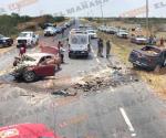 Carreterazo deja 2 muertos y un herido en Reynosa