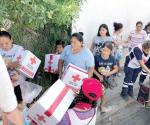 Entrega ayuda humanitaria la CR en 2 colonias