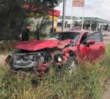 Brutal accidente en Río Bravo; 4 lesionados