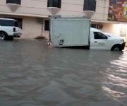 Caos en la zona sur de Tamaulipas por causa de la tormenta