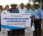 Entregan semillas a productores de Tamaulipas