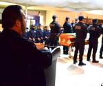 Realizan homenaje a policía caído en Nuevo Laredo