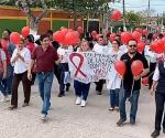 Realizan marcha para prevenir el VIH