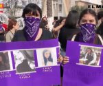 Manifestación feminista en Reynosa