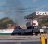 Explosión en estación de gas en Reynosa