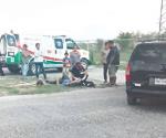 Reportan accidentes de dos motociclistas