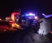 Reportan triple choque en autopista, a la altura de Nuevo Progreso