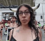 Hacen performance y semidesnudos contra corridas de toros en la CDMX