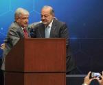 Carlos Slim, destaca logros en la economía de México y de AMLO