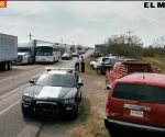 Campesinos bloquean carretera federal Victoria-Matamoros