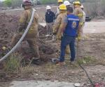 Cierran fuga de gas butano en Río Bravo