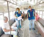Obligatorio el uso de cubrebocas en buses