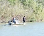 Localizan a migrante flotando en el Bravo