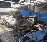 Dos muertos en explosión de pipa en taller de Altamira