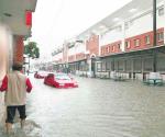 Alcanza un metro inundación