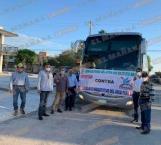 Emprende caravana de protesta hasta la Conagua de Monterrey
