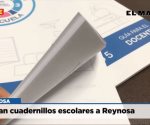 Llegan cuadernillos escolares a Reynosa
