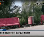 Usan de basurero el parque Lineal