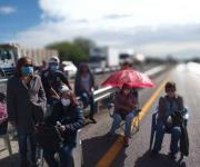 Bloquean ejidatarios la carretera Tampico-Mante