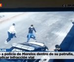 Matan a policía de Morelos dentro de su patrulla, tras aplicar infracción vial