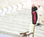 Papa no oficia los actos de Año Nuevo por una ciática