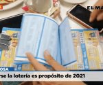 Ganarse la lotería es propósito de 2021