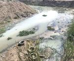 Contaminan el dren Río Bravo