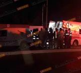 Choca ambulancia; muere joven en traslado al hospital