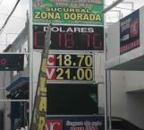 Se mantiene el dólar en 21 pesos por segundo día consecutivo