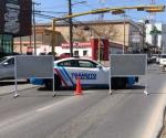 Largas filas de autos en el bulevar Hidalgo